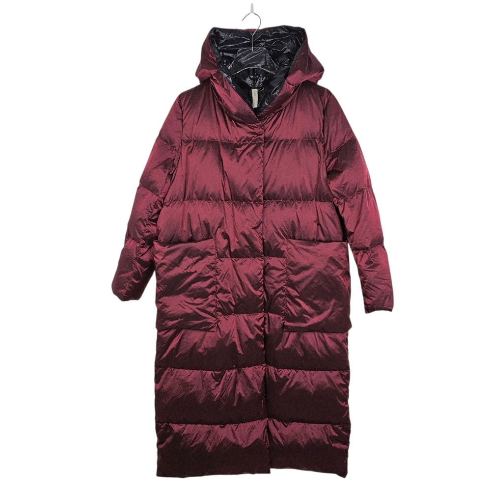 Nap Women's White Duck Down Filled LongPuffer Coat